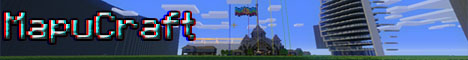 Mapucraft Minecraft server banner