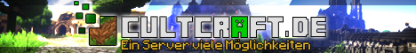 CultCraft Minecraft server banner